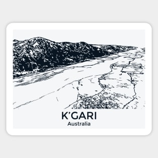 K’gari (Fraser Island) - Australia Sticker